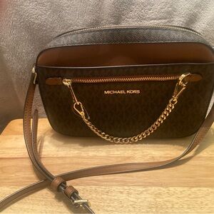 Michael Kors Brown Crossbody Bag